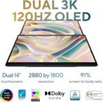 ASUS Zenbook DUO Intel Ultra 9 185H 32GB RAM 1TB SSD Intel Arc 14" OLED 3K Dokunmatik - Görsel 3