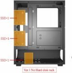 ColdPower F-Air Tamperli Cam Mesh Ön Panel 6 x Rainbow Fan 750 Watt 80+ Bronze Atx Bilgisayar Kasası - Görsel 8