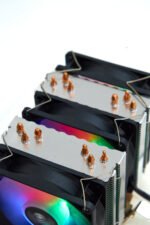 Coldpower 6p3 6 Bakır Boru 3 Rgb Fan 160 Tdp Işlemci Fanı - Görsel 3