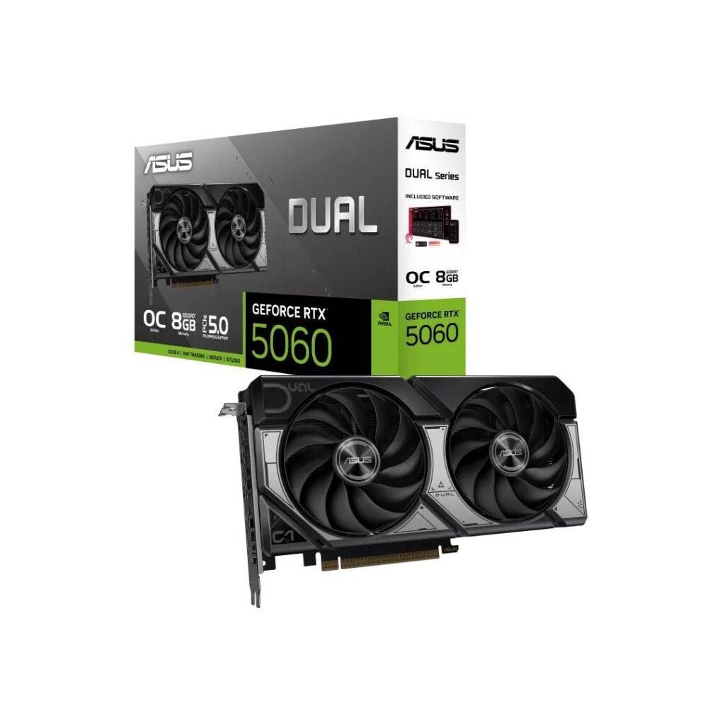 ASUS Dual GeForce RTX5060 8GB GDDR7 OC Edition Ekran Kartı