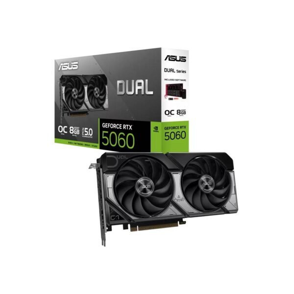 ASUS Dual GeForce RTX5060 8GB GDDR7 OC Edition Ekran Kartı